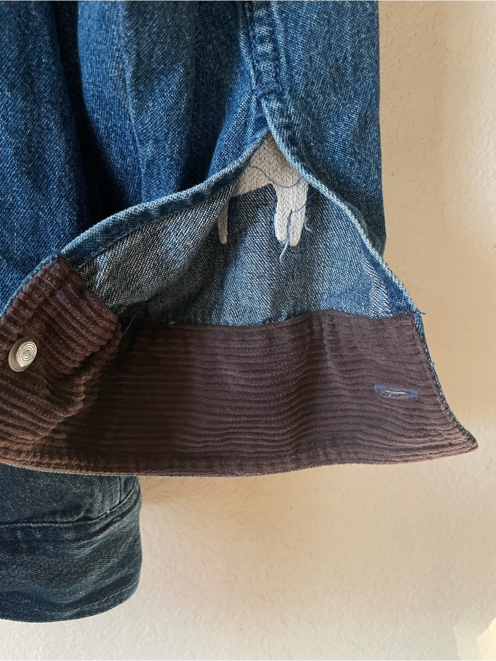 The Quacker Factory Denim Jacket with Embroidered Beaded Horses - Picture 8 of 10